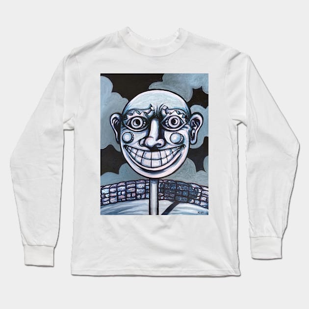 Monument to Happiness Long Sleeve T-Shirt by jerrykirk